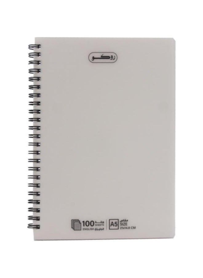 ROCO English Notebook Of 100 Sheets A4 - Image 1